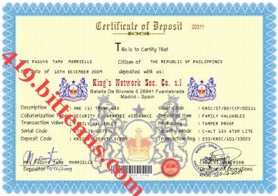 certificate of deposit.tamo